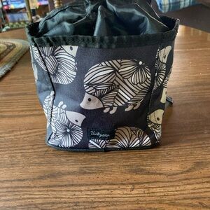 Thirty one drawstring cinched small tote lunch bag